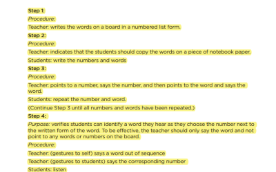 Drill 3: Dictation